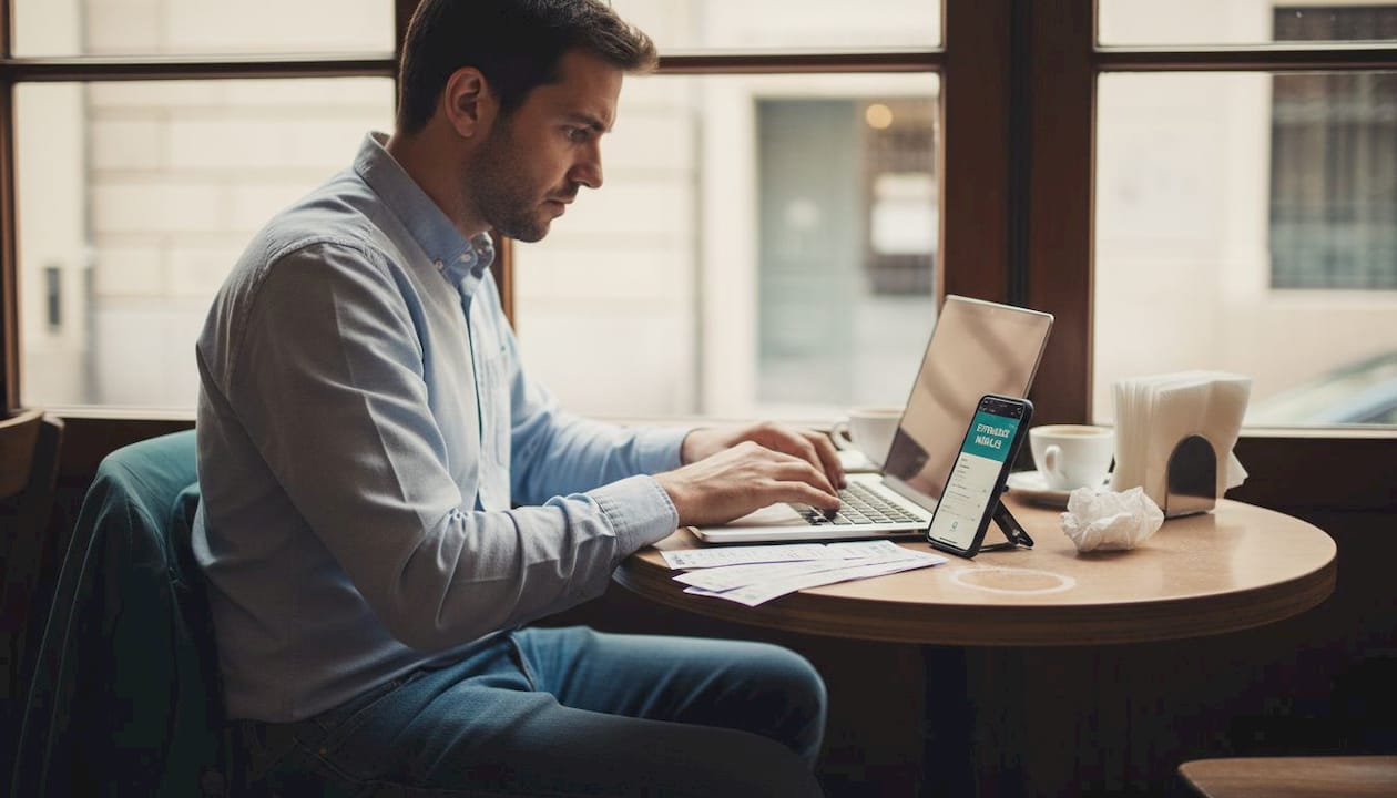Promotor encargado de revisar los tickets en la cafetería