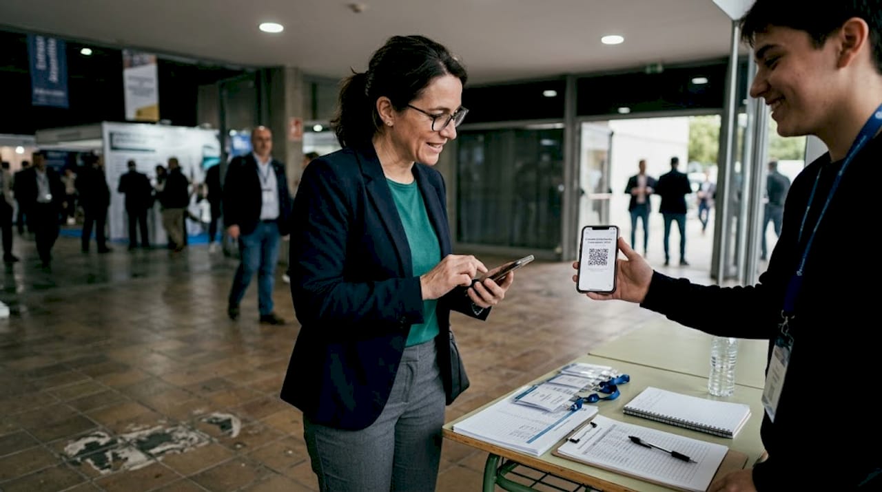 Control de acceso al evento mediante código QR dinámico
